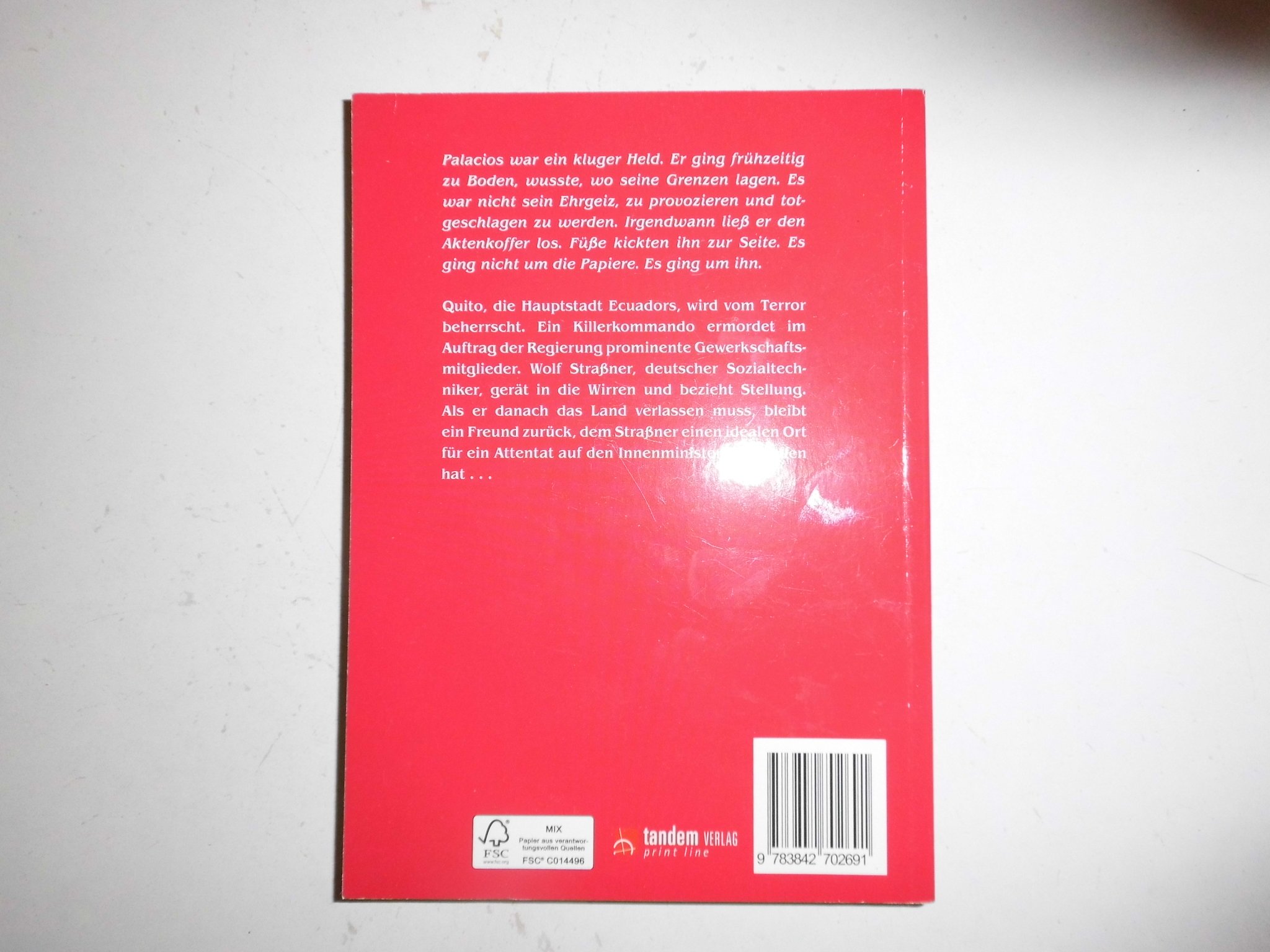 Weint nicht um mich in Quito (Paperback)