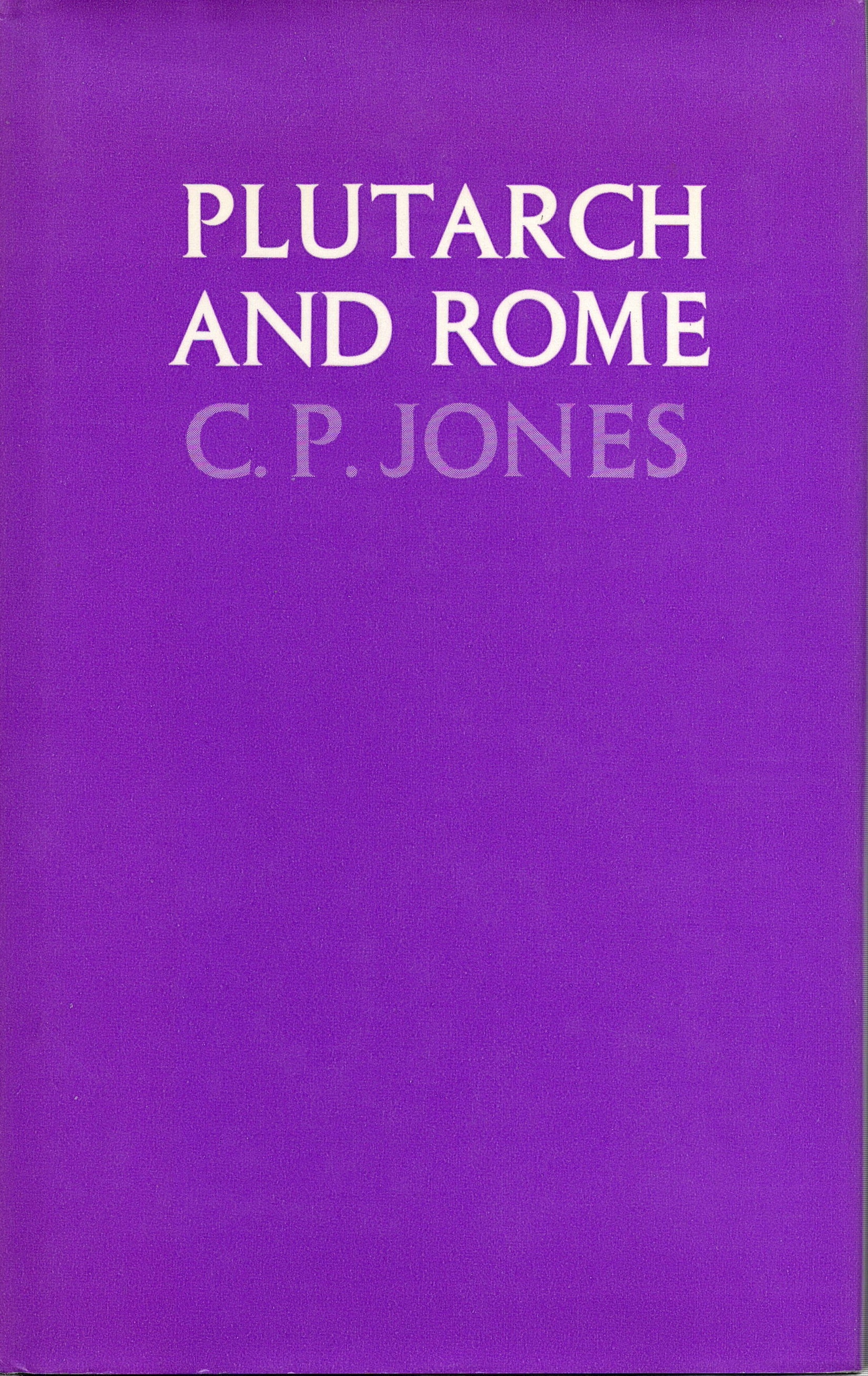 Plutarch and Rome (Hardcover)