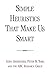 Simple Heuristics That Make Us Smart by Gerd Gigerenzer Peter M. Todd ABC Research Group(1988-01-04)