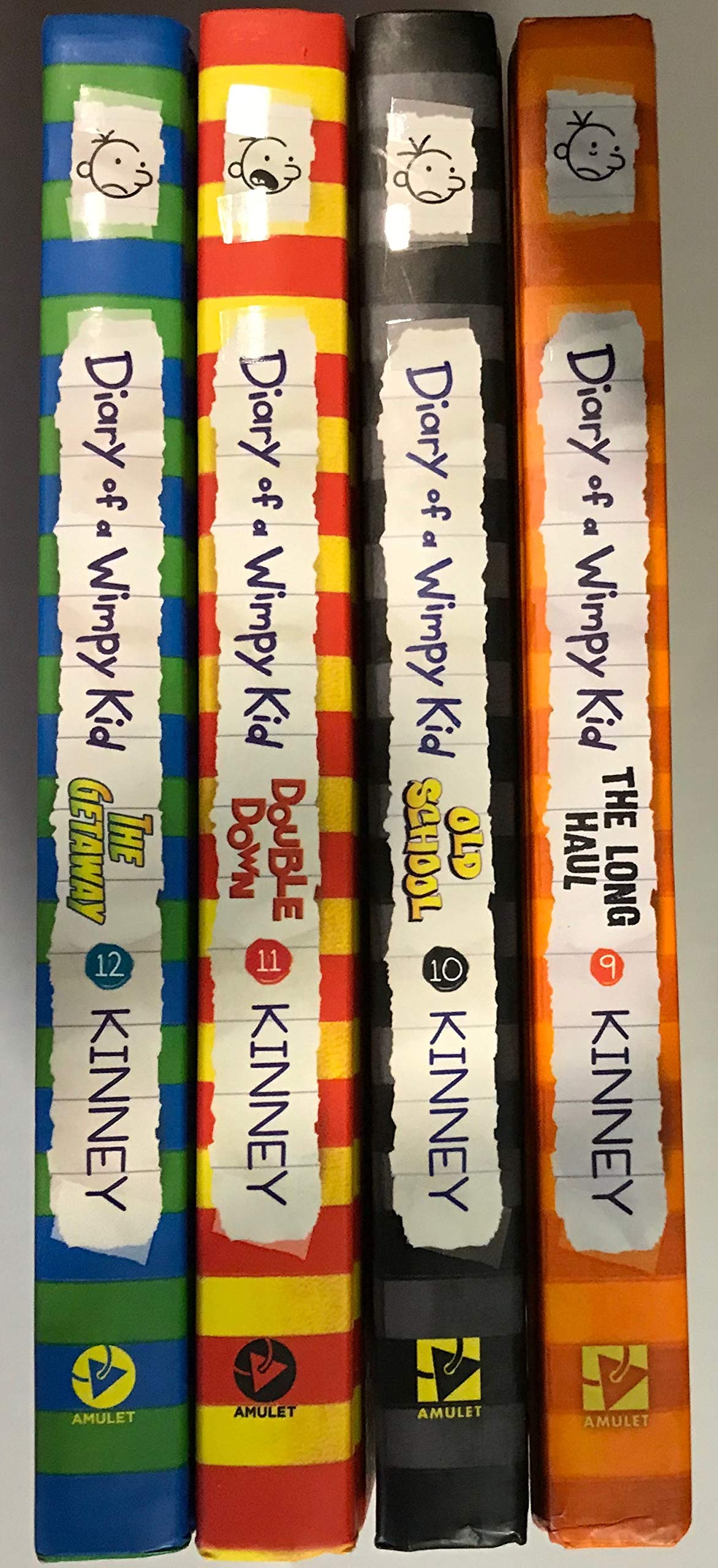 Dairy of a Wimpy Kid Set 9-12: Long Haul/Old Scool/Double Down/The Getaway (Hardcover)