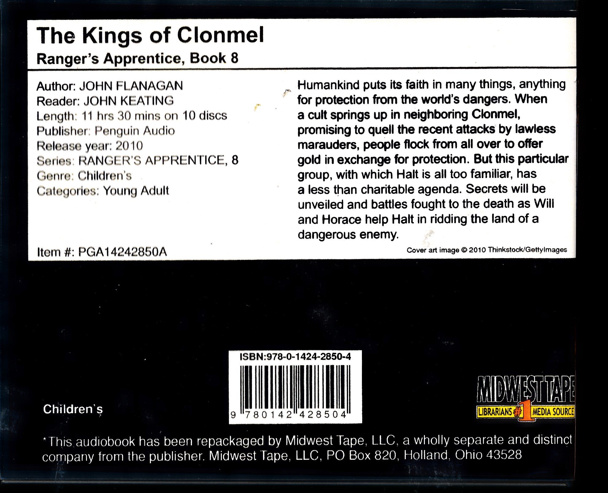 The Kings of Clonmel by John Flanagan Unabridged CD Audiobook