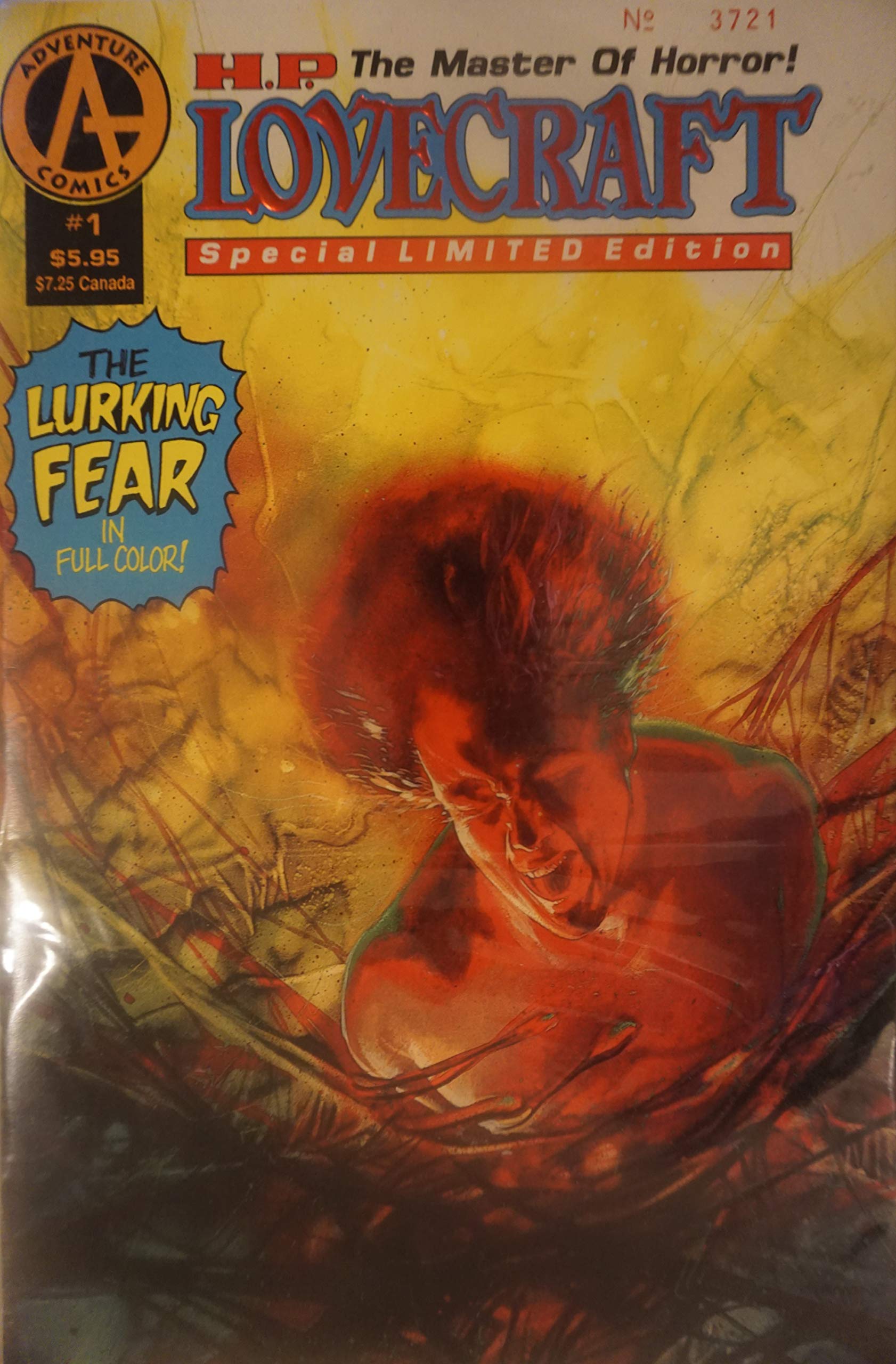 H.P.LOVECRAFT THE LURKING FEAR 1 FULL COLOR LIMITED EDITION