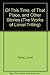 Of This Time, of That Place, and Other Stories (The Works of Lionel Trilling) by Lionel Trilling (1980-10-01)