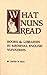 What Nuns Read: Books and Libraries in Medieval English Nunneries (Cistercian Studies) by David N. Bell (1995-11-01)