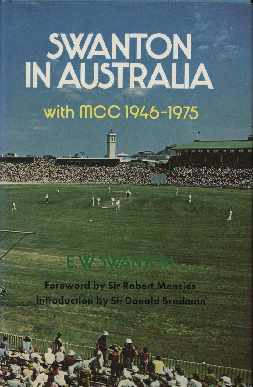 Swanton in Australia with MCC 1946-1975 (Hardcover)