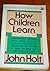 How children learn