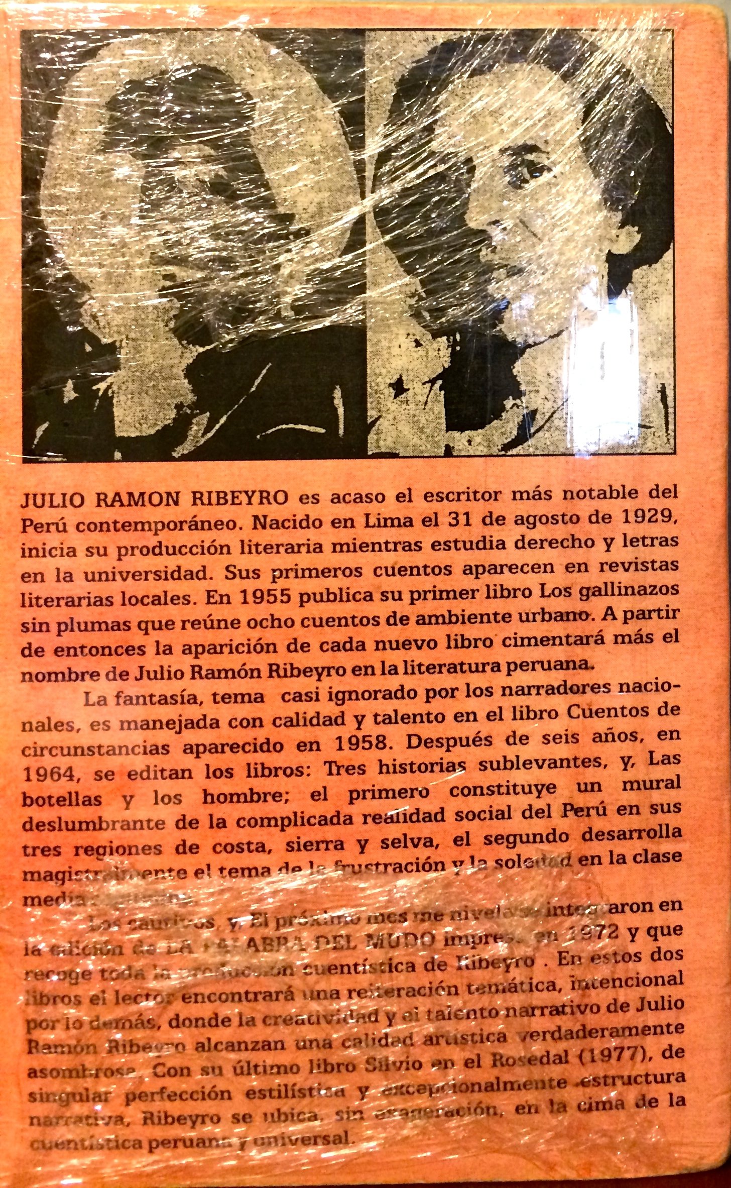 Portada de La Palabra Del Mundo, Antología, de Julio Ramón Ribeyro