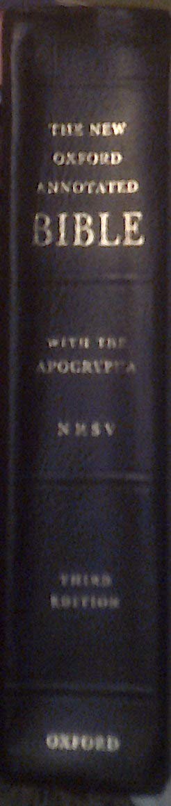 The New Oxford Annotated Bible: Third Edition, New Revised Standard Version