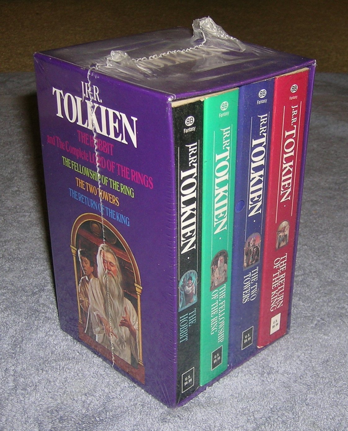 THE LORD OF THE RINGS, Special Silver Jubilee Edition, 4 Volume Boxed Set