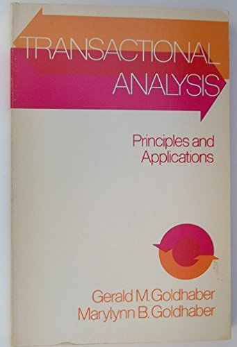 Transactional analysis: Principles and applications (Paperback)