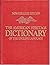 The American Heritage Dictionary of the English Language