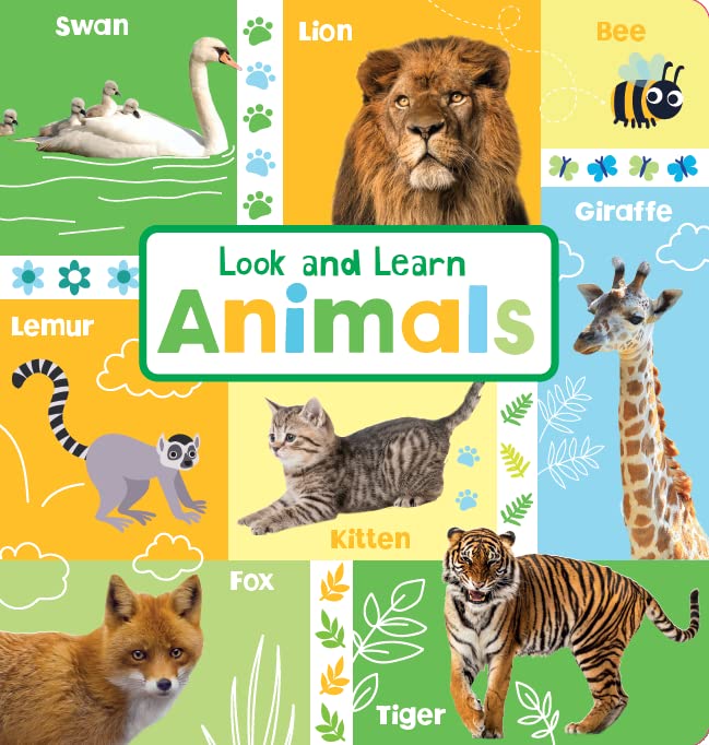 Look and Learn: Animals (Board Book)
