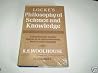 Locke's philosophy of science and knowledge;: A consideration of some aspects of An essay concerning human understanding Locke's philosophy of science and knowledge;: A consideration of some aspects of An essay concerning human understanding