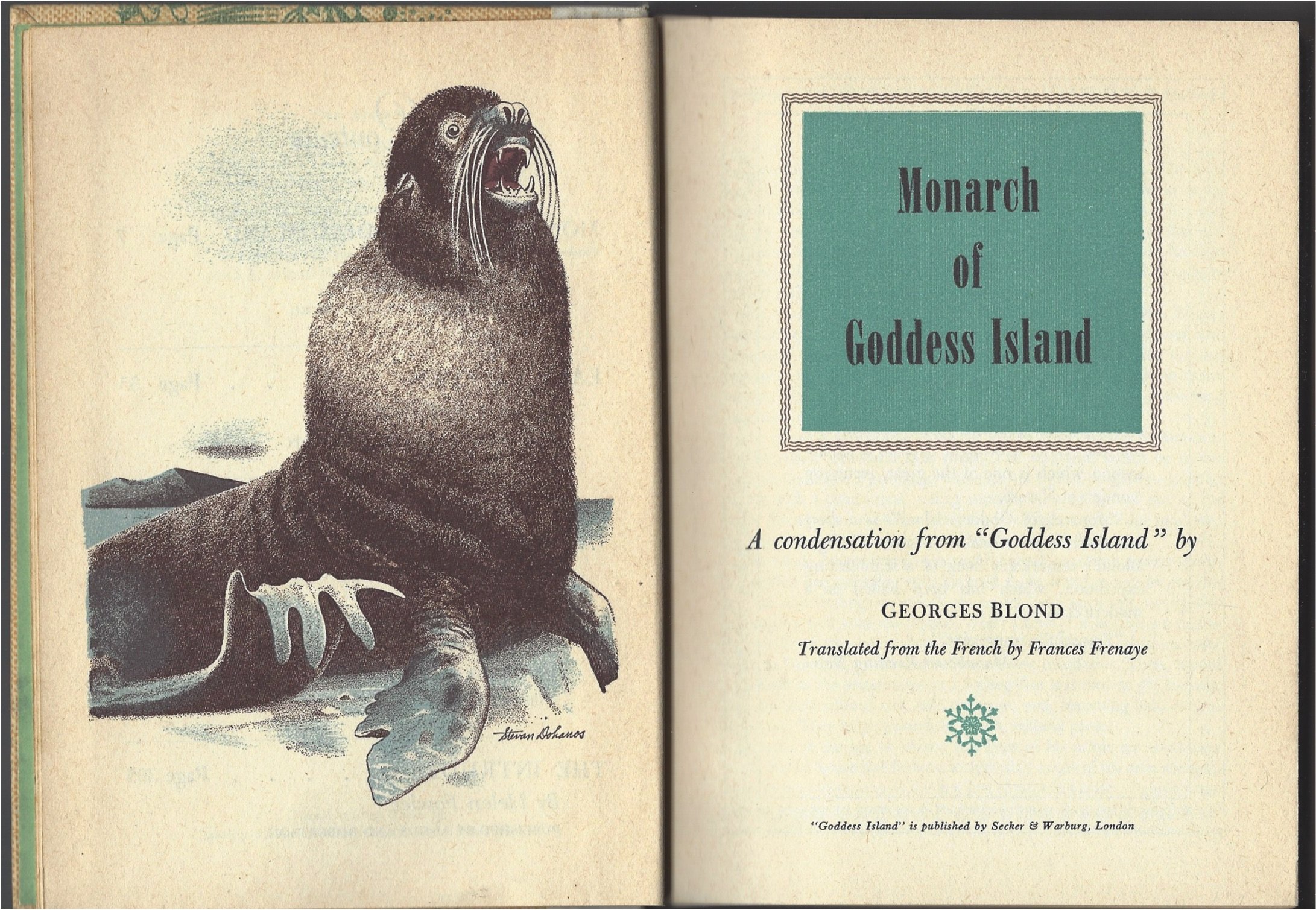 MONARCH OF GODDESS ISLAND, EAST OF EDEN, THE ANATOMY OF A CRIME, RETURN TO PARADISE, THE INTRUDER