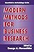 Modern Methods for Business Research (Quantitative Methodology Series)