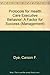 Protocols for Health Care Executive Behavior: A Factor for Success (Management) by Carson F. Dye (1993-08-03)