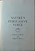 Satires Persuasive Voice by Edward A. Bloom