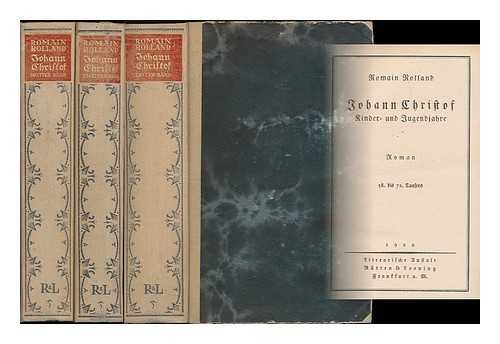 Johann Christof : Roman in 3 Banden / Romain Rolland (Hardcover)
