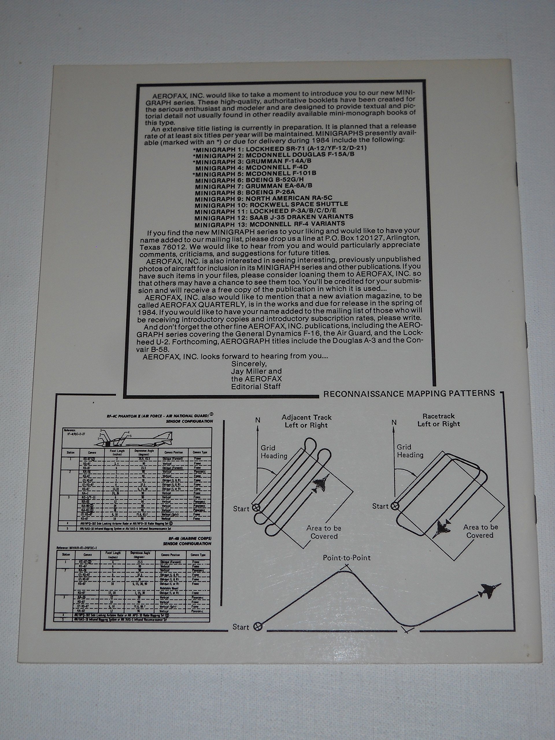 McDonnell Douglas RF-4 Phantom II - Aerofax Minigraph 13 (Paperback)
