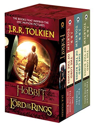 J.R.R. Tolkien 4-Book Boxed Set: The Hobbit and The Lord of the Rings (Movie Tie-in): The Hobbit, The Fellowship of the Ring, The Two Towers, The Return of the King Mti Edition by Tolkien, J.R.R. published by Del Rey (2012) Mass Market Paperback