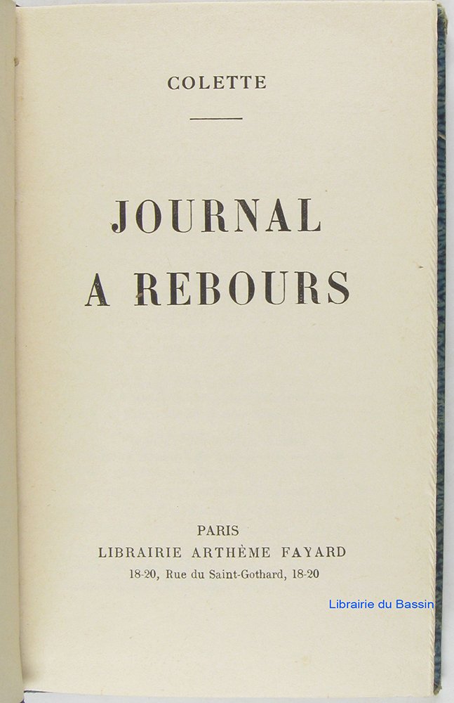 Journal a Rebours