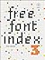 Free Font Index 3 by Lijkle...