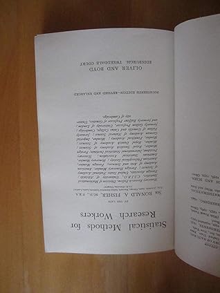 Statistical methods for research workers. Fourteenth Edition Revised