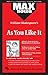As You Like It (MAXNotes Literature Guides) by Morrison Michael English Literature Study Guides (1996-09-10) Paperback