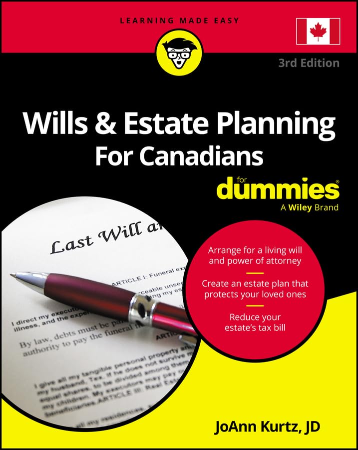 Wills & Estate Planning For Canadians For Dummies (Kindle Edition)