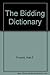 The Bidding Dictionary by Alan F. Truscott (1996-11-04)