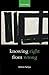 Knowing Right From Wrong 1st edition by Setiya, Kieran (2015) Paperback