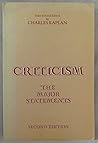 Criticism: The Major Statements