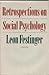 Retrospections on Social Psychology