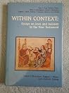 Within Context: Essays on Jews and Judaism in the New Testament Within Context: Essays on Jews and Judaism in the New Testament