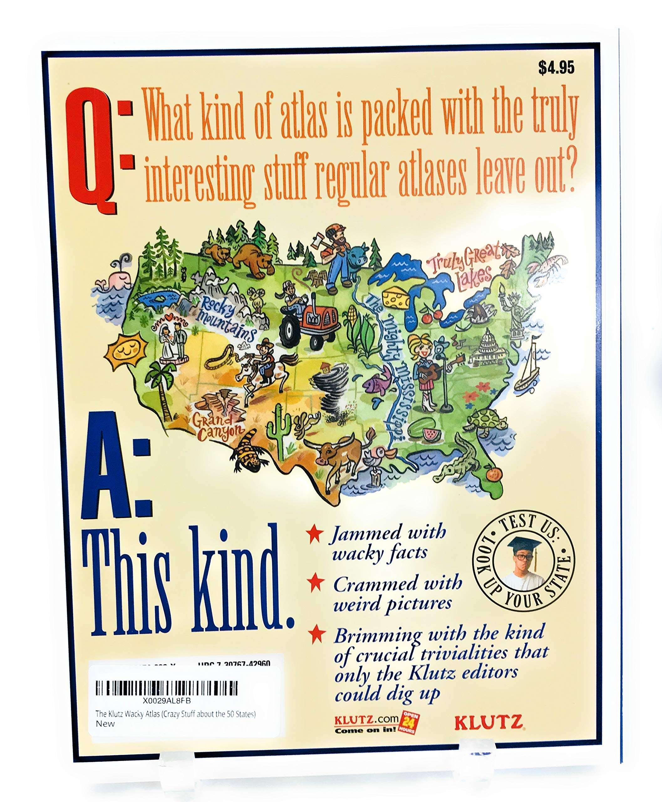 The Klutz Wacky Atlas: Crazy Stuff About the 50 States (Paperback)