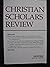 Christian Scholar's Review by Norman A. Bert