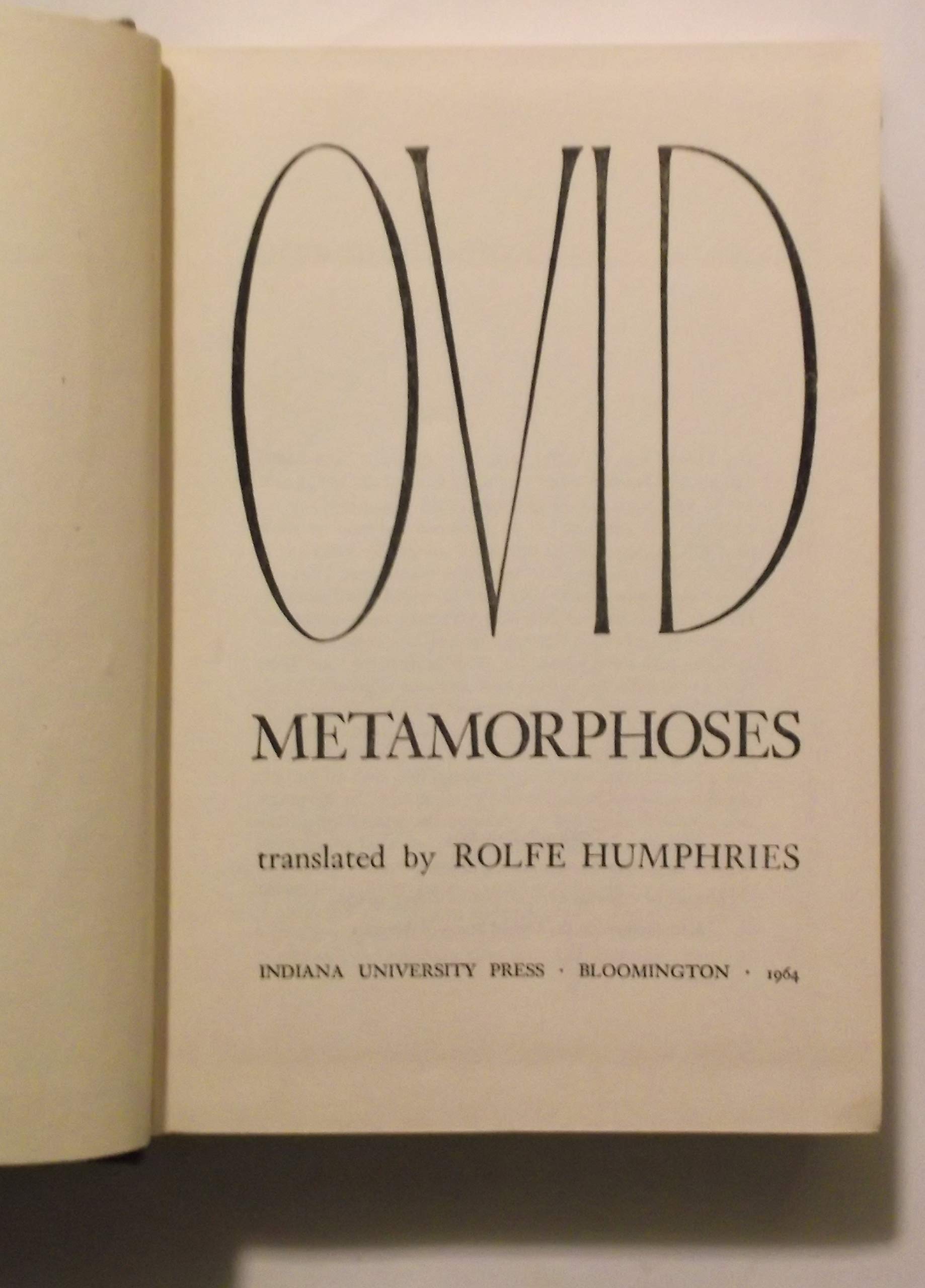 Metamorphoses