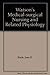 Watson's Medical-Surgical Nursing and Related Physiology