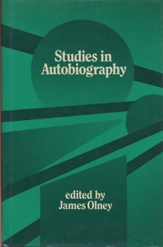 Studies in Autobiography (Hardcover)