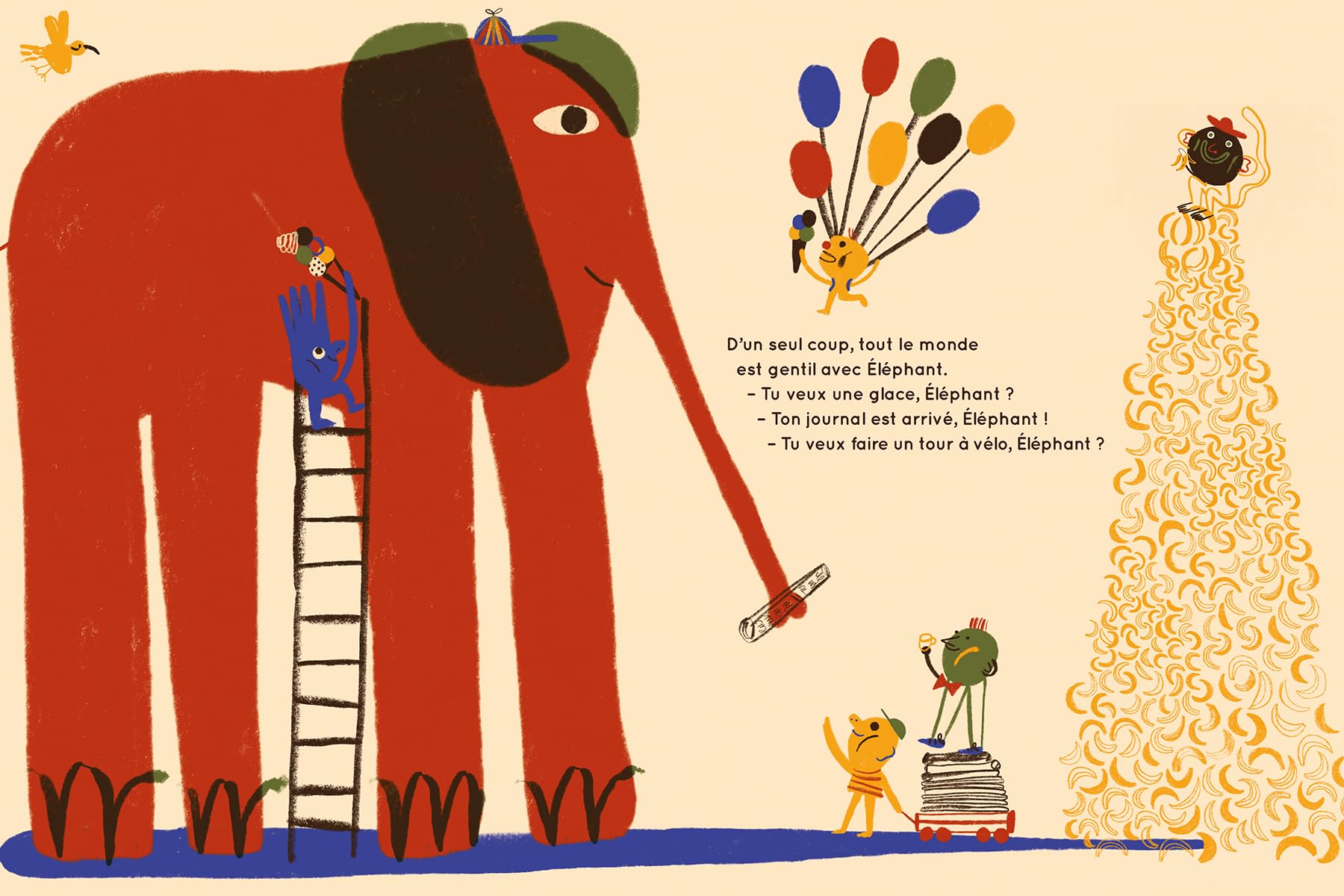 Pas pour les éléphants (Hardcover)