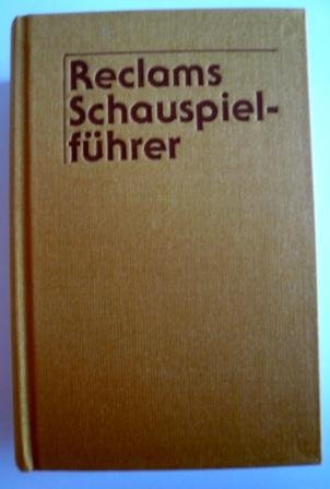 Reclams Schauspielführer (Hardcover)