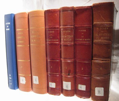 Le système du monde. Histoire des doctrines cosmologiques de Platon à Copernic (volumes I - VII) (7 volumes)