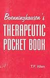 Boenninghausen's Therapeutic Pocket Allen, T.F., Boenninghausen, C.Von (2003) Hardcover