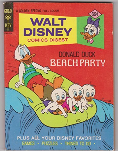 Walt Disney Comics Digest Number 54, August 1975: Donald Duck Beach Party (Gold Key)