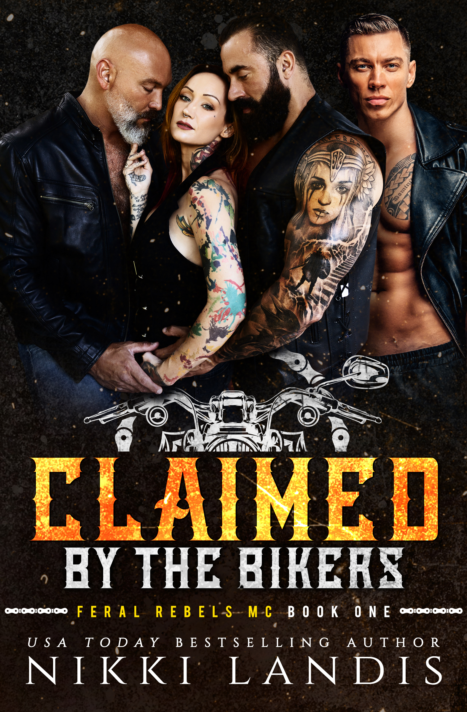 Claimed by the Bikers (Feral Rebels MC, #1)