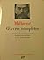 Mallarmé CEuvres complètes (TEXT ÉTABLI ET ANNOTÉ PAR HENRI MONDOR ET G. JEAN-AUBRY)
