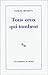 Tous Ceux Qui Tombent (French Edition) by Samuel Beckett (1986-07-31)