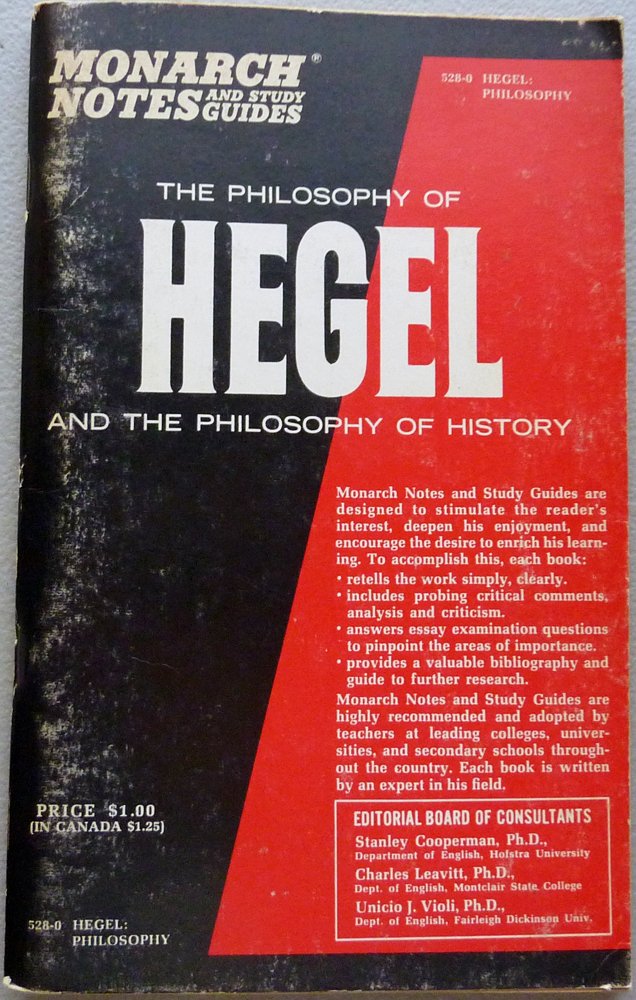 The Philosophy of Hegel (Paperback)