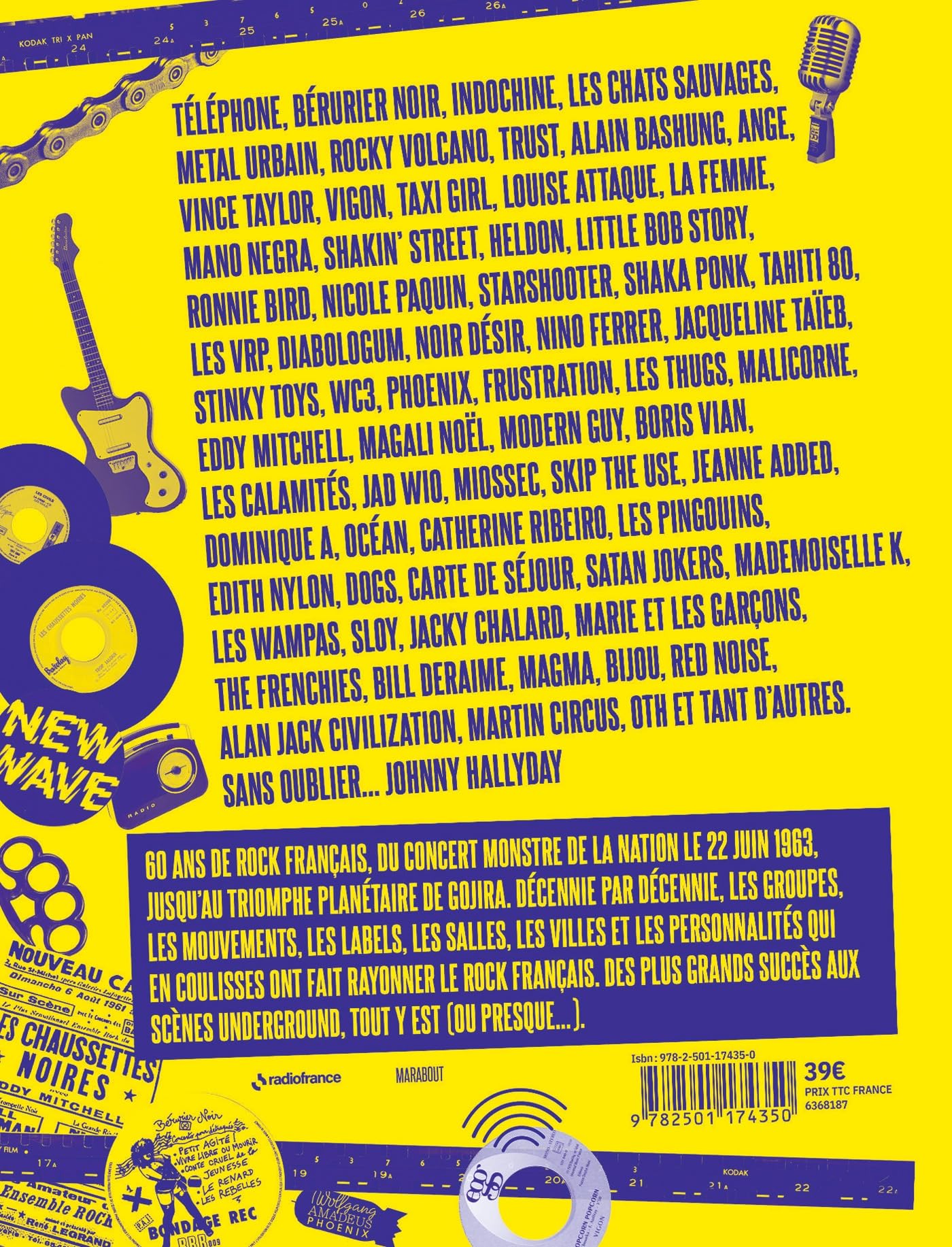 Rock la France - 60 ans de guitare et d'électricité (Paperback)