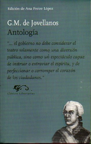 Portada de Antología, de Gaspar Melchor de Jovellanos